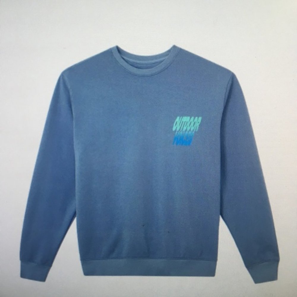 Limited Edition Outdoor Voices crew neck sweatshirt - blue